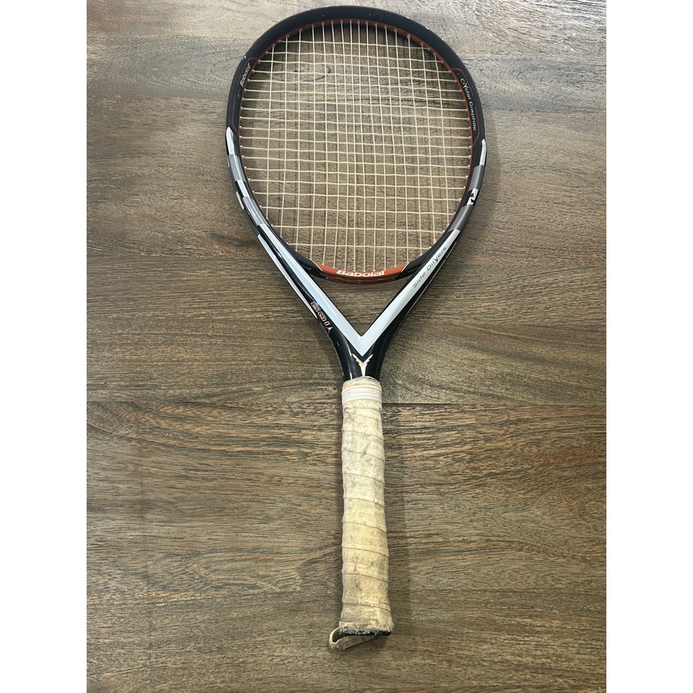 Babolat Y109 Tennis Racquet Crystal Graphite Side Drivers 4 1/4 Grip Black Red